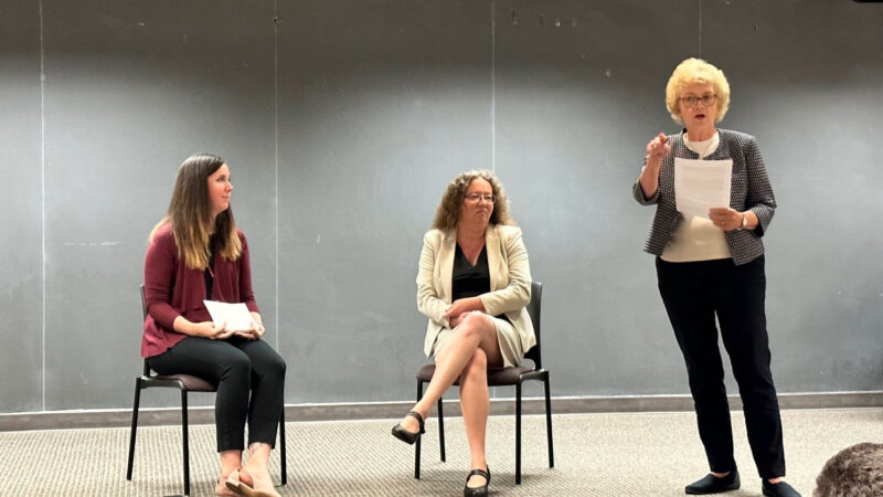 Allison Haskins, Melanie Moltmann and Heidi Hobbs