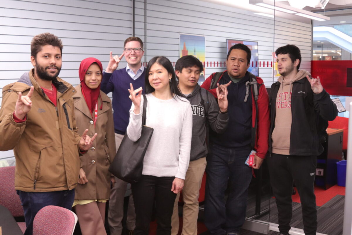 NC State's Fulbright foreign student group