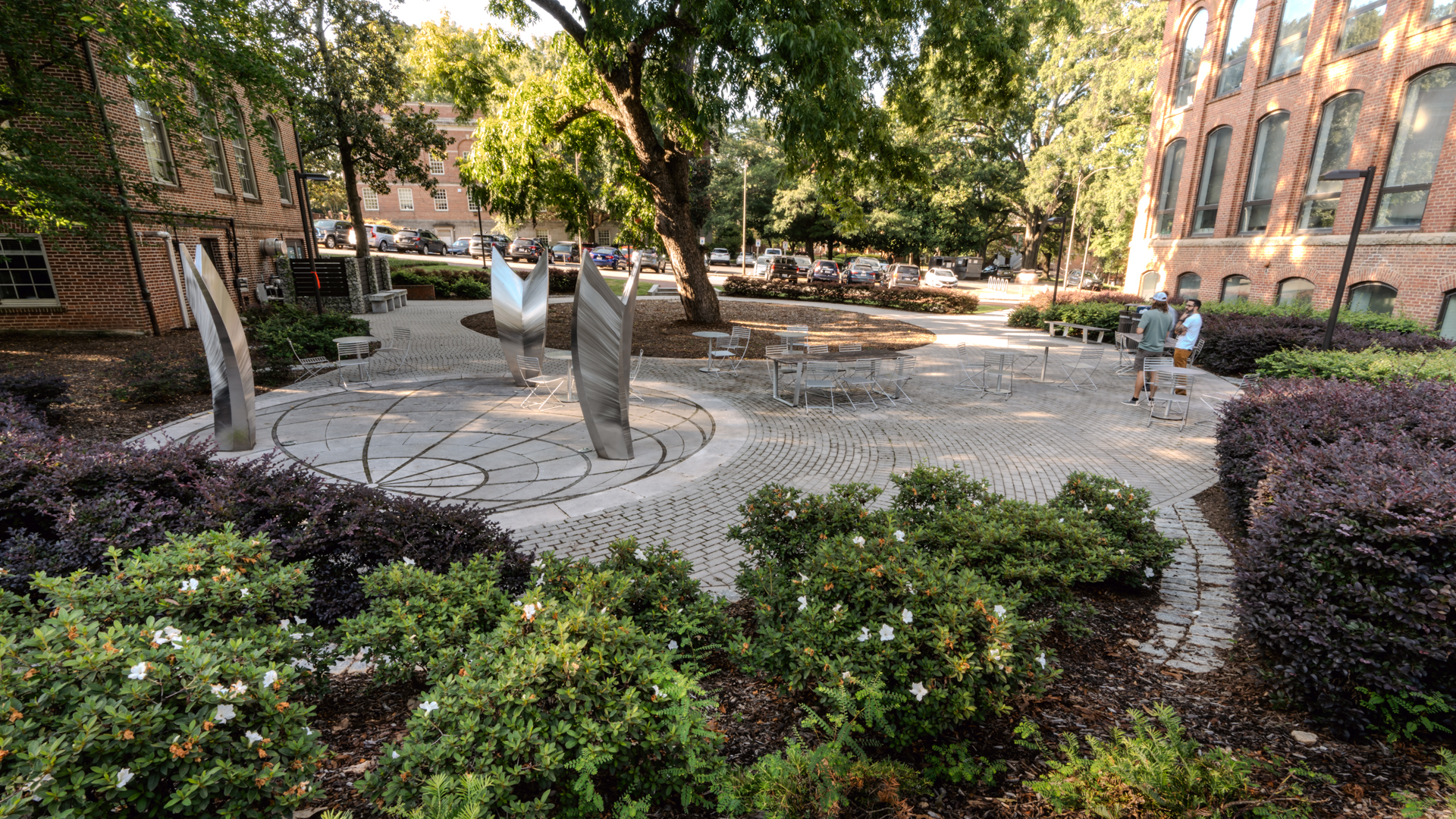 An image of the Global Courtyard.