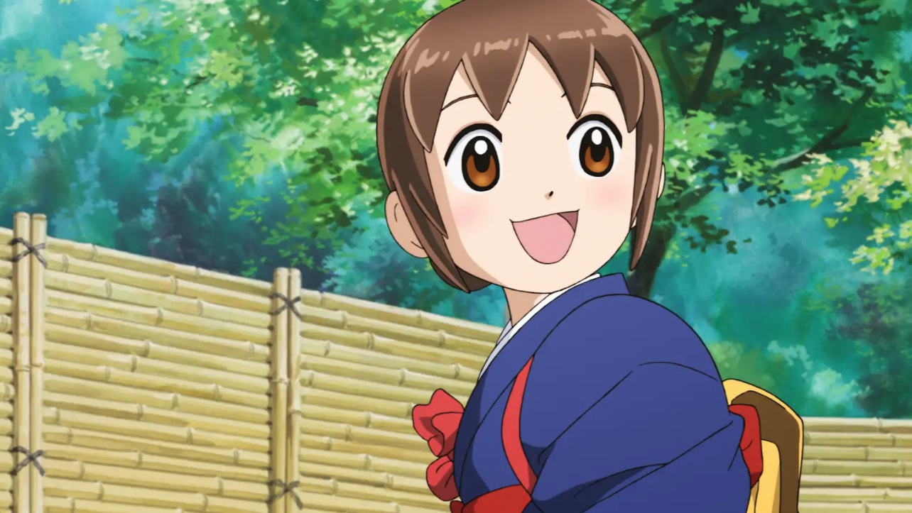 Anime image of young girl in Japan
