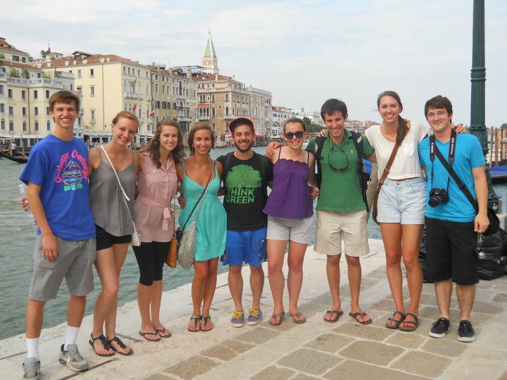 Jimmy Pagett in Florence during his study abroad.